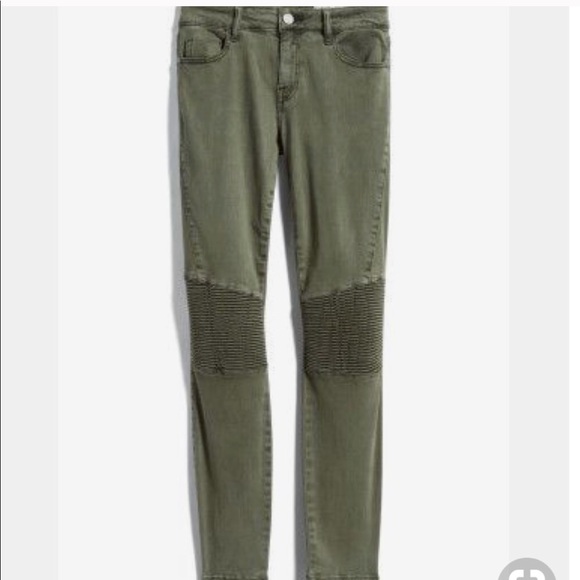 audrey moto detail skinny pant